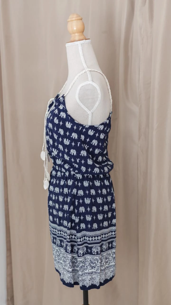 Vestido boêmio chique étnico elefante Airisa M/L – photo 3